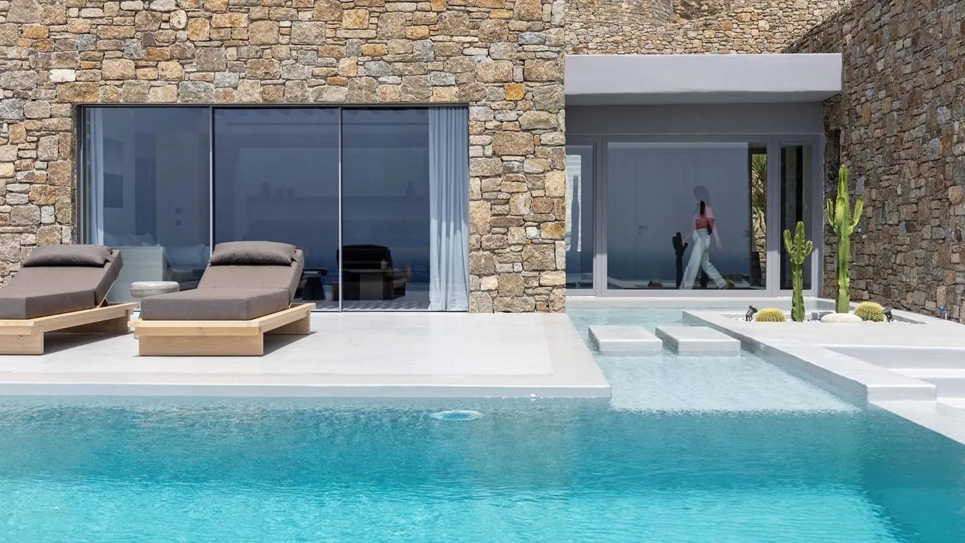 Astounding Mykonos Villa 6 Bedrooms Villa Brandy Private Infinity Pool Stunning Sea Views Elia Elia  اليونان