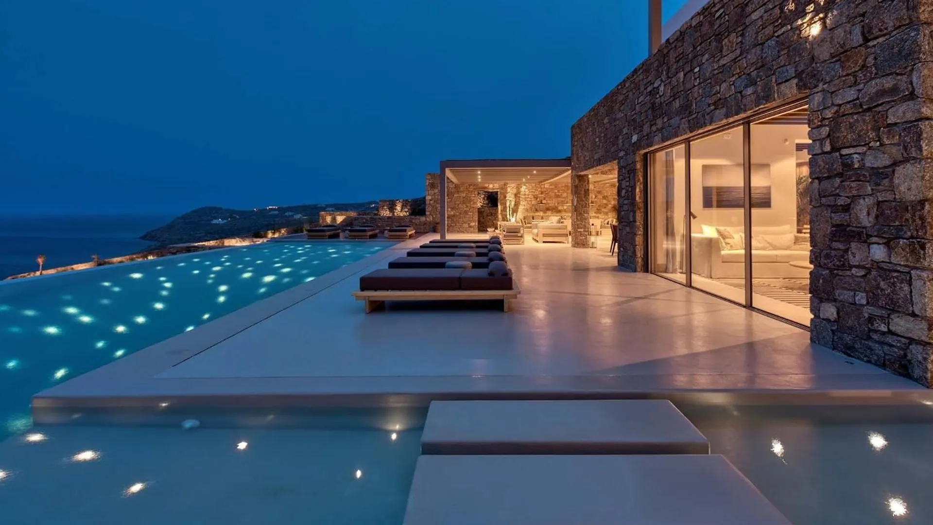 Astounding Mykonos Villa 6 Bedrooms Villa Brandy Private Infinity Pool Stunning Sea Views Elia Elia  Elia (Mykonos)