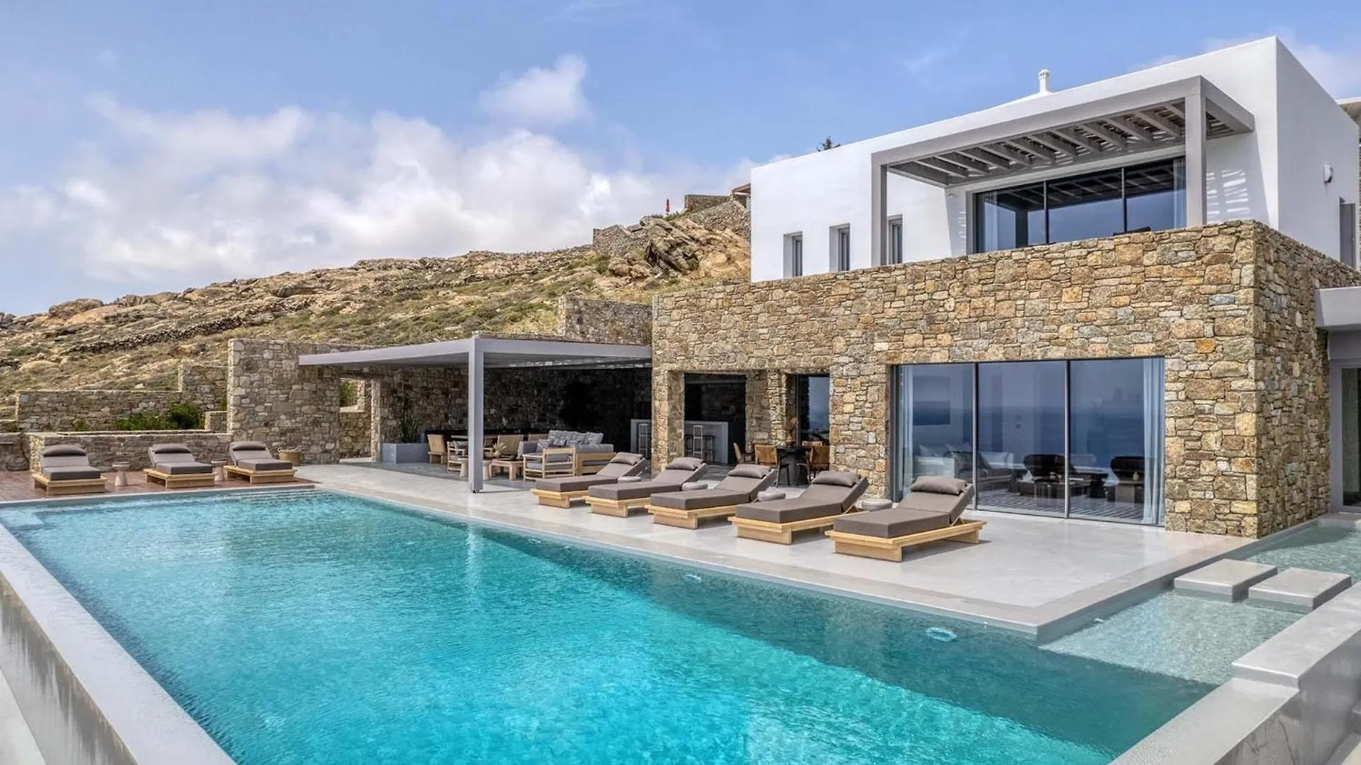 Astounding Mykonos Villa 6 Bedrooms Villa Brandy Private Infinity Pool Stunning Sea Views Elia Elia
