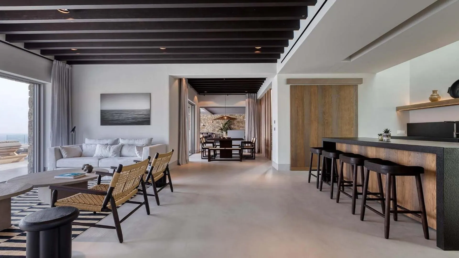 Astounding Mykonos Villa 6 Bedrooms Villa Brandy Private Infinity Pool Stunning Sea Views Elia Elia