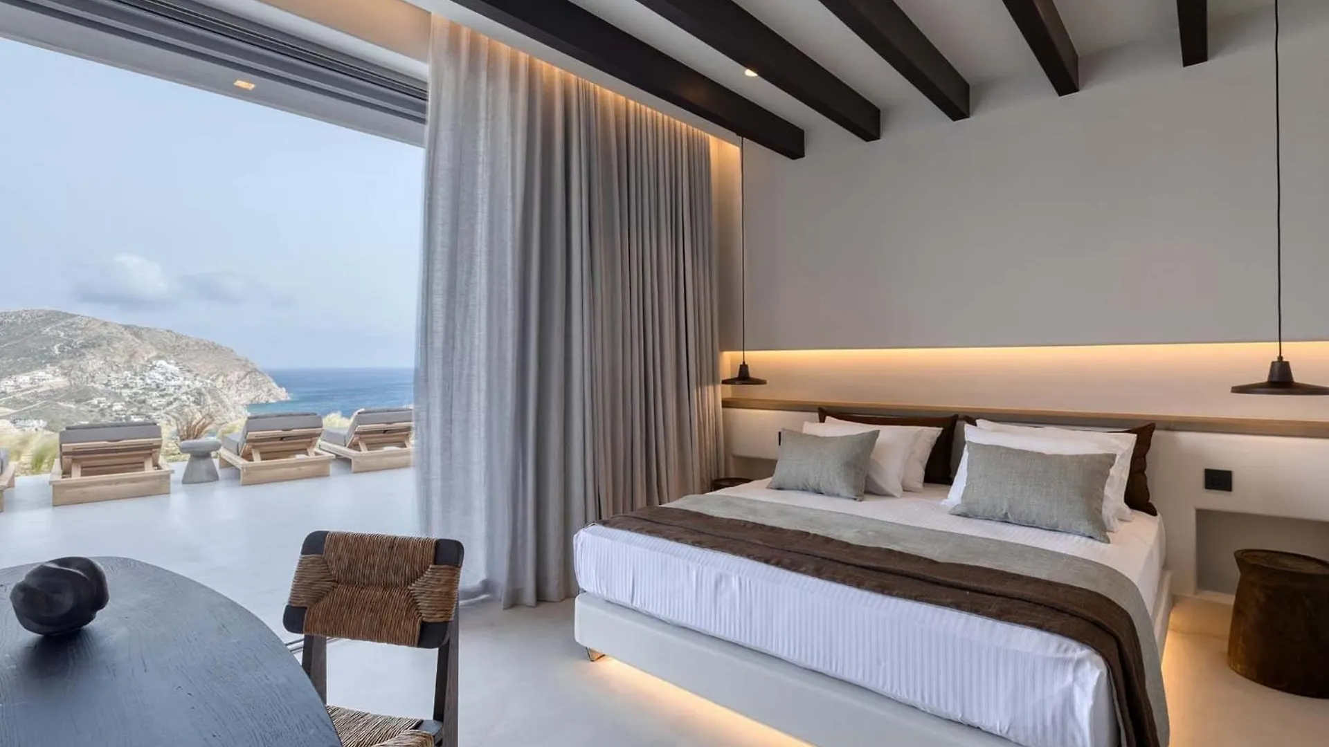 Astounding Mykonos Villa 6 Bedrooms Villa Brandy Private Infinity Pool Stunning Sea Views Elia Elia  Elia (Mykonos)