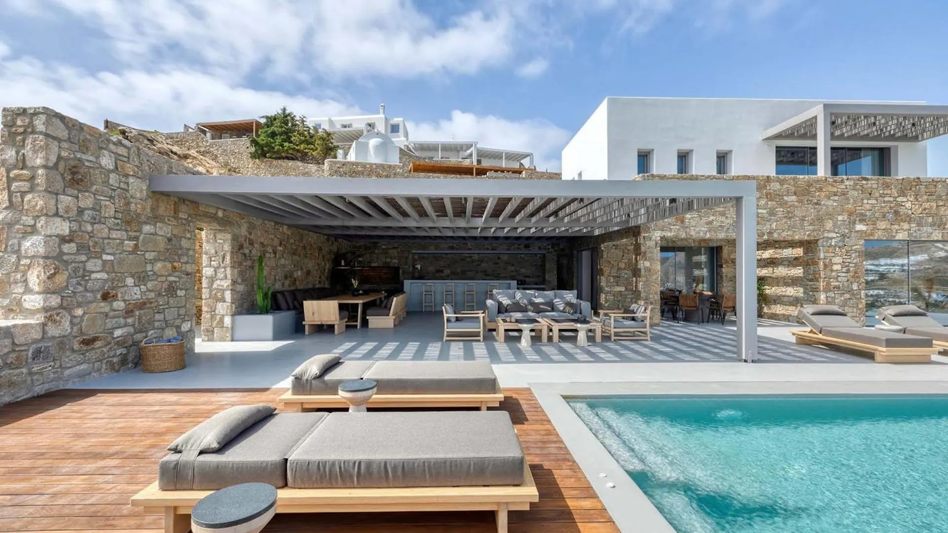Astounding Mykonos Villa 6 Bedrooms Villa Brandy Private Infinity Pool Stunning Sea Views Elia Elia
