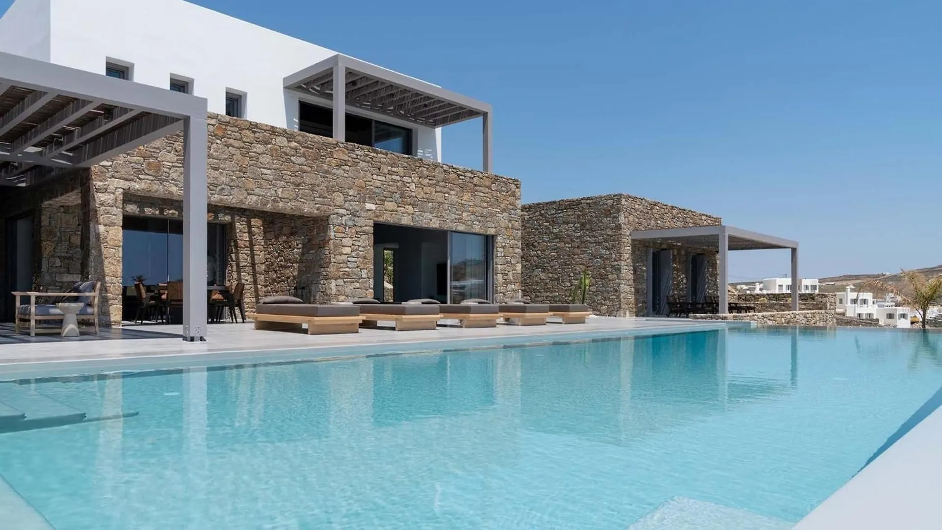 Astounding Mykonos Villa 6 Bedrooms Villa Brandy Private Infinity Pool Stunning Sea Views Elia Elia  0*, Elia (Mykonos)
